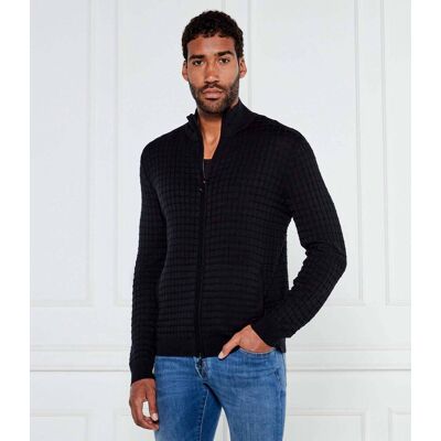 Giorgio Armani Emporio Armani Sweter Regular Fit z dodatkiem wełny czarny L Giorgio Armani Emporio Armani Sweter Regular Fit z dodatkiem wełny czarny L