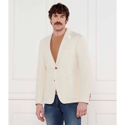 Joop! Marynarka Hoverest Slim Fit ecru 48 Joop! Marynarka Hoverest Slim Fit ecru 48