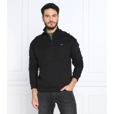 Calvin Klein Bluza QUARTER ZIP Comfort fit czarny XXL Calvin Klein Bluza QUARTER ZIP Comfort fit czarny XXL