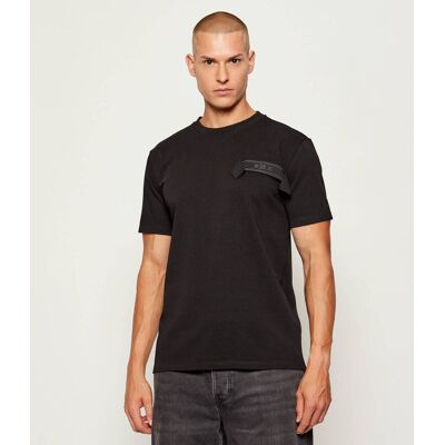 John Richmond T-shirt UMANE Regular Fit czarny XXL John Richmond T-shirt UMANE Regular Fit czarny XXL
