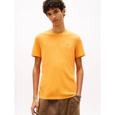 Tommy Jeans T-shirt Jaspe Extra slim fit pomarańczowy M Tommy Jeans T-shirt Jaspe Extra slim fit pomarańczowy M