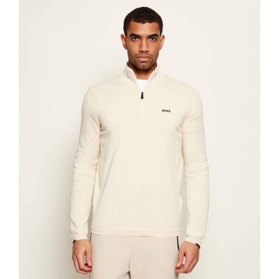 Boss GREEN Sweter K_Ever-X QZ Regular Fit beżowy XXXL Boss GREEN Sweter K_Ever-X QZ Regular Fit beżowy XXXL