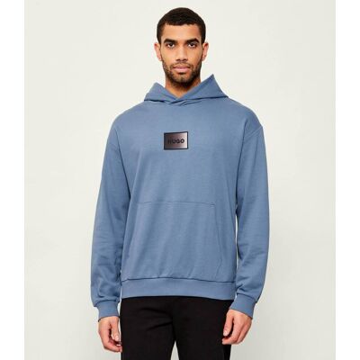 HUGO Bluza Danohood Relaxed fit niebieski L HUGO Bluza Danohood Relaxed fit niebieski L