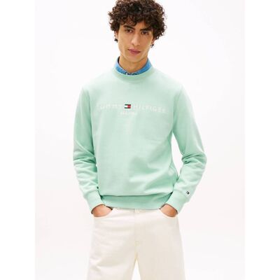 Tommy Hilfiger Bluza Regular Fit miętowy L Tommy Hilfiger Bluza Regular Fit miętowy L