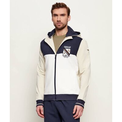 Aeronautica Militare Bluza Regular Fit ecru XXL Aeronautica Militare Bluza Regular Fit ecru XXL