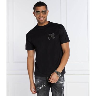 Palm Angels T-shirt Regular Fit czarny L Palm Angels T-shirt Regular Fit czarny L