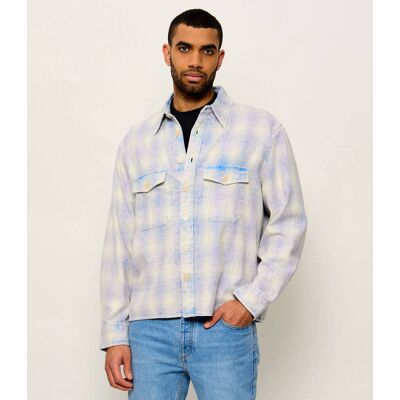 AllSaints Koszula SANTOS Relaxed fit fioletowy S AllSaints Koszula SANTOS Relaxed fit fioletowy S