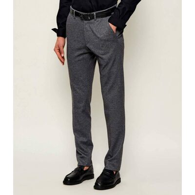 Karl Lagerfeld Spodnie chino Crown Slim Fit grafitowy 52 Karl Lagerfeld Spodnie chino Crown Slim Fit grafitowy 52