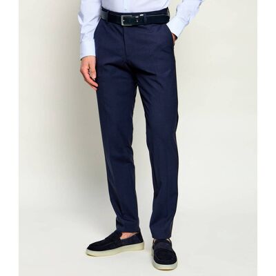 Boss BLACK Spodnie H-Genius-MM-224 Slim Fit granatowy 48 Boss BLACK Spodnie H-Genius-MM-224 Slim Fit granatowy 48