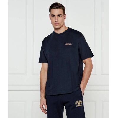 Guess Jeans T-shirt AMERICAN Oversize fit granatowy L Guess Jeans T-shirt AMERICAN Oversize fit granatowy L