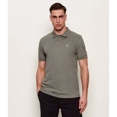 Boss ORANGE Polo Passenger Slim Fit oliwkowy XXL Boss ORANGE Polo Passenger Slim Fit oliwkowy XXL