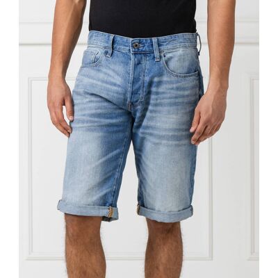 G- Star Raw Szorty 3301 Regular Fit denim niebieski 30 G- Star Raw Szorty 3301 Regular Fit denim niebieski 30