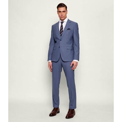 HUGO Wełniany garnitur Arti-Hesten253X Extra slim fit niebieski 50 HUGO Wełniany garnitur Arti-Hesten253X Extra slim fit niebieski 50