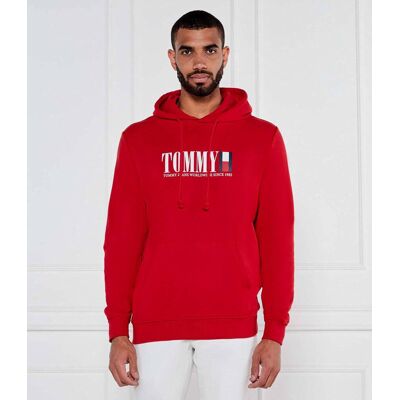 Tommy Jeans Bluza Regular Fit czerwony S Tommy Jeans Bluza Regular Fit czerwony S