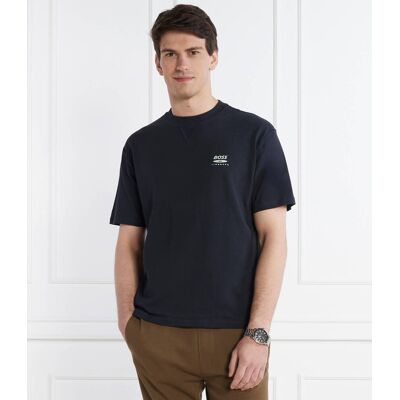 Boss ORANGE T-shirt TeeMusicY2K Regular Fit granatowy L Boss ORANGE T-shirt TeeMusicY2K Regular Fit granatowy L