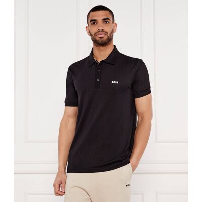 Boss GREEN Polo Paule Rib Slim Fit stretch czarny XL Boss GREEN Polo Paule Rib Slim Fit stretch czarny XL