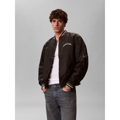 Calvin Klein Jeans Kurtka bomber GRAPHIC Regular Fit czarny L Calvin Klein Jeans Kurtka bomber GRAPHIC Regular Fit czarny L