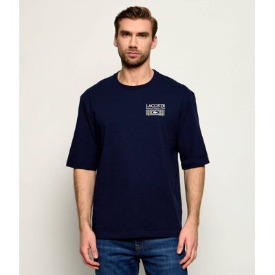 T-shirt Lacoste x Roland Garros Relaxed fit granatowy S T-shirt Lacoste x Roland Garros Relaxed fit granatowy S