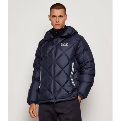 EA7 Puchowa kurtka Modern fit granatowy M EA7 Puchowa kurtka Modern fit granatowy M