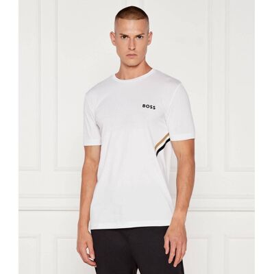 Boss GREEN T-shirt Tech TOC Slim Fit biały S Boss GREEN T-shirt Tech TOC Slim Fit biały S