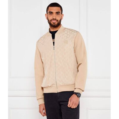 Karl Lagerfeld Kurtka bomber Regular Fit beżowy M Karl Lagerfeld Kurtka bomber Regular Fit beżowy M