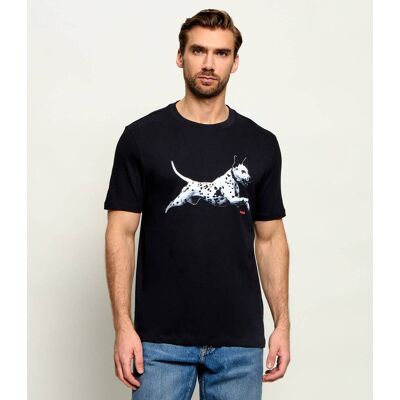 HUGO T-shirt Dirunn Regular Fit czarny XL HUGO T-shirt Dirunn Regular Fit czarny XL