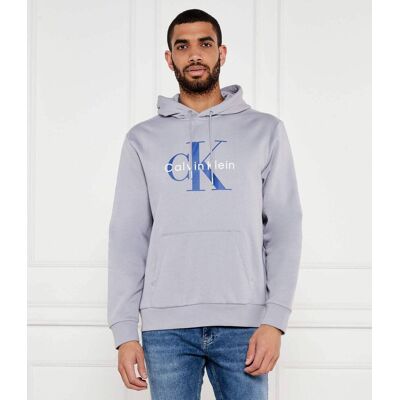 Calvin Klein Jeans Bluza Regular Fit lawendowy L Calvin Klein Jeans Bluza Regular Fit lawendowy L