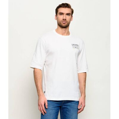 T-shirt Lacoste x Roland Garros Relaxed fit biały M T-shirt Lacoste x Roland Garros Relaxed fit biały M