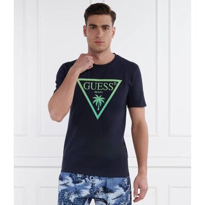 Guess Underwear T-shirt Slim Fit stretch granatowy L Guess Underwear T-shirt Slim Fit stretch granatowy L