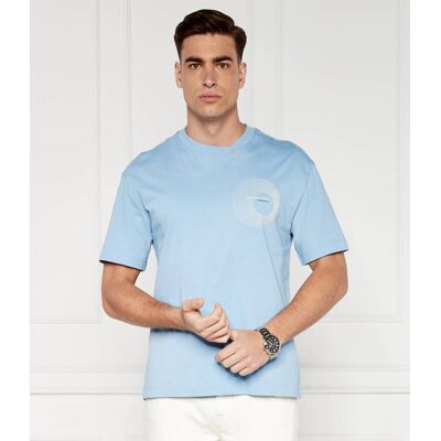 Calvin Klein Jeans T-shirt CIRCLE FREQUENCY Regular Fit błękitny S Calvin Klein Jeans T-shirt CIRCLE FREQUENCY Regular Fit błękitny S