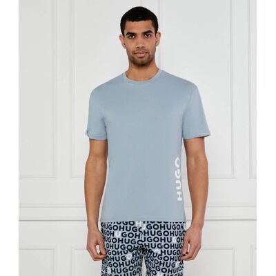 Hugo Bodywear T-shirt Relaxed fit błękitny XL Hugo Bodywear T-shirt Relaxed fit błękitny XL