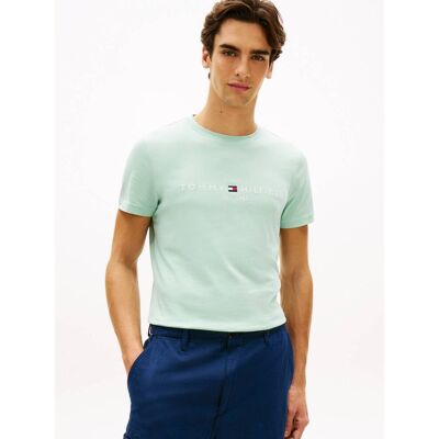 Tommy Hilfiger T-shirt Slim Fit miętowy M Tommy Hilfiger T-shirt Slim Fit miętowy M