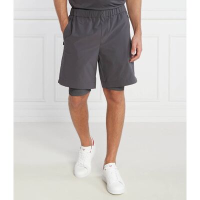 Boss GREEN Szorty S_Run3 Regular Fit Regular Fit popielaty 50 Boss GREEN Szorty S_Run3 Regular Fit Regular Fit popielaty 50