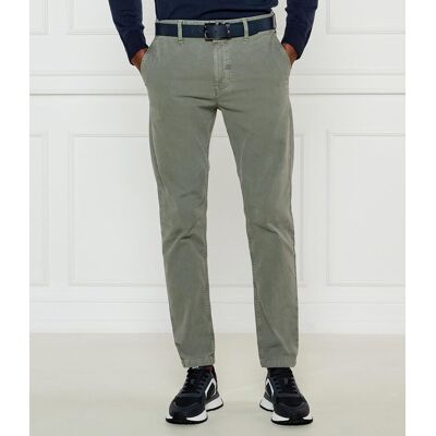 Boss ORANGE Spodnie chino 10265822 01 Tapered fit zielony 34/32 Boss ORANGE Spodnie chino 10265822 01 Tapered fit zielony 34/32