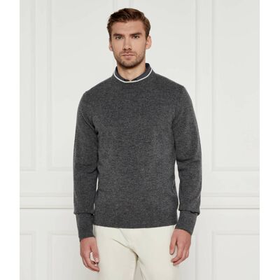Boss BLACK Wełniany sweter Ebacio Regular Fit szary XXL Boss BLACK Wełniany sweter Ebacio Regular Fit szary XXL