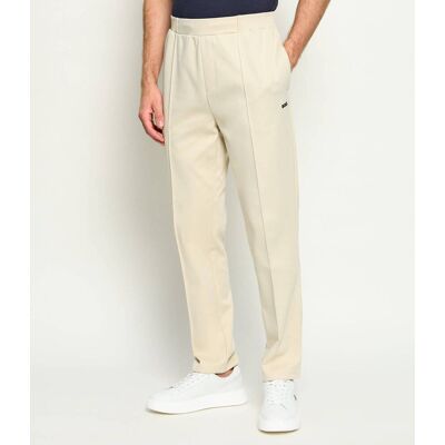 Boss GREEN Spodnie dresowe JT_Network Tapered fit beżowy L Boss GREEN Spodnie dresowe JT_Network Tapered fit beżowy L