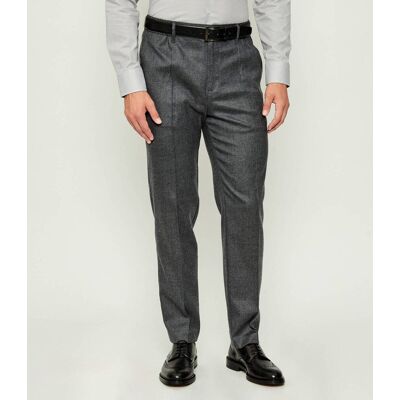 Giorgio Armani Emporio Armani Wełniane spodnie Regular Fit szary 56 Giorgio Armani Emporio Armani Wełniane spodnie Regular Fit szary 56