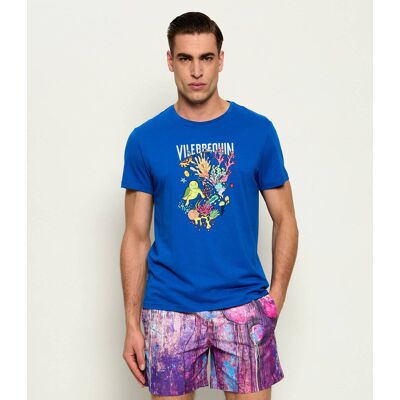 Vilebrequin T-shirt THOM Regular Fit niebieski S Vilebrequin T-shirt THOM Regular Fit niebieski S