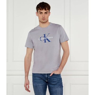 Calvin Klein Jeans T-shirt Regular Fit fioletowy XL Calvin Klein Jeans T-shirt Regular Fit fioletowy XL