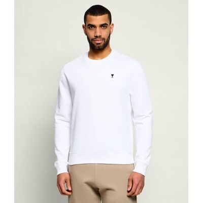 AMI Paris Bluza Classic fit biały L AMI Paris Bluza Classic fit biały L