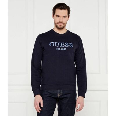 Guess Bluza Slim Fit granatowy XL Guess Bluza Slim Fit granatowy XL