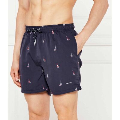 Gant Szorty kąpielowe Regular Fit granatowy S Gant Szorty kąpielowe Regular Fit granatowy S