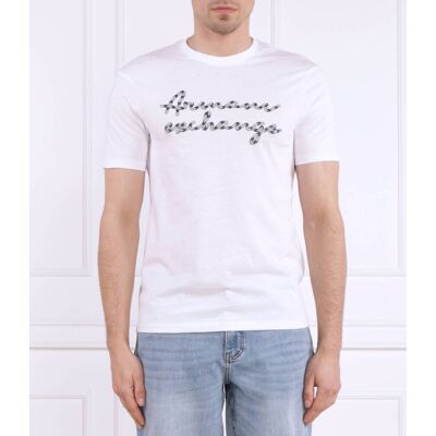 Giorgio Armani Exchange T-shirt Regular Fit biały XL Giorgio Armani Exchange T-shirt Regular Fit biały XL