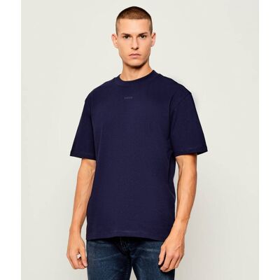 HUGO T-shirt Dapolino Relaxed fit granatowy M HUGO T-shirt Dapolino Relaxed fit granatowy M