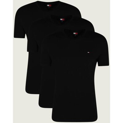 Tommy Jeans T-shirt 3-pack Slim Fit czarny XL Tommy Jeans T-shirt 3-pack Slim Fit czarny XL