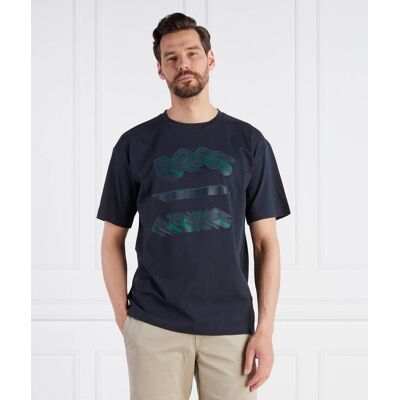 GREEN T-shirt Boss x AJBXNG Talboa AJ 1 Relaxed fit granatowy L GREEN T-shirt Boss x AJBXNG Talboa AJ 1 Relaxed fit granatowy L