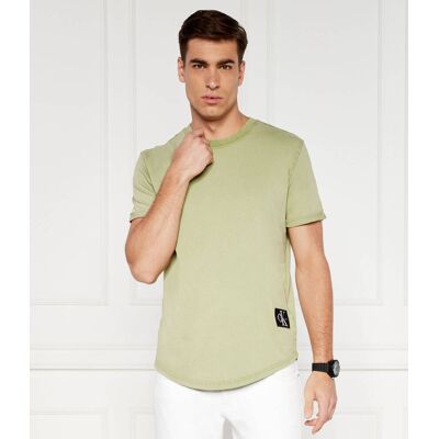 Calvin Klein Jeans T-shirt Regular Fit khaki M Calvin Klein Jeans T-shirt Regular Fit khaki M