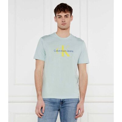 Calvin Klein Jeans T-shirt HERO Regular Fit miętowy M Calvin Klein Jeans T-shirt HERO Regular Fit miętowy M