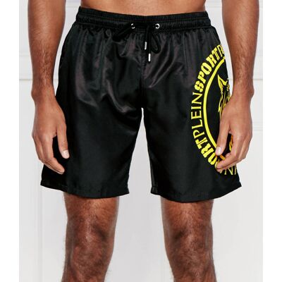 Plein Sport Szorty kąpielowe Tiger Regular Fit czarny M Plein Sport Szorty kąpielowe Tiger Regular Fit czarny M