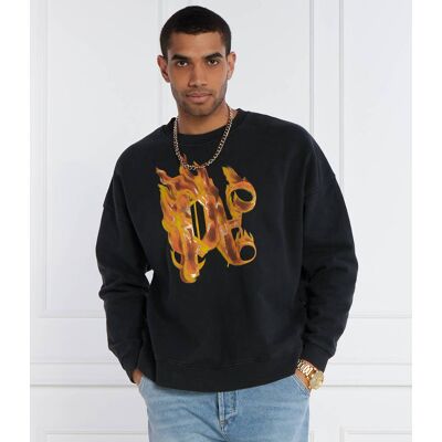 Palm Angels Bluza Regular Fit grafitowy M Palm Angels Bluza Regular Fit grafitowy M